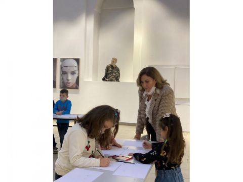 Vizitë dhe punëtori në Galerin Nacionale Çifte Hammam në Shkup imazh 18