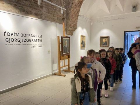 Vizitë dhe punëtori në Galerin Nacionale Çifte Hammam në Shkup imazh 28